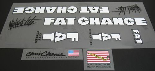 Set decalcomanie fat chance - fat,