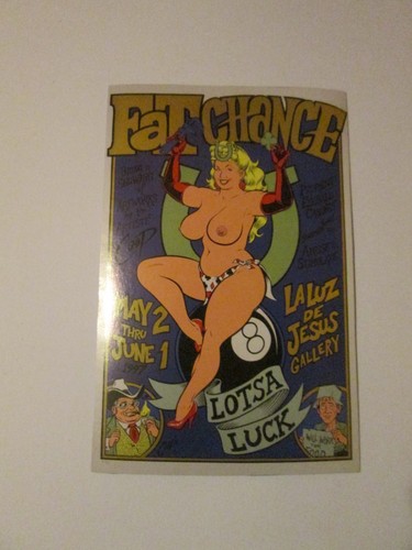 Rare art print vintage fat - rare,